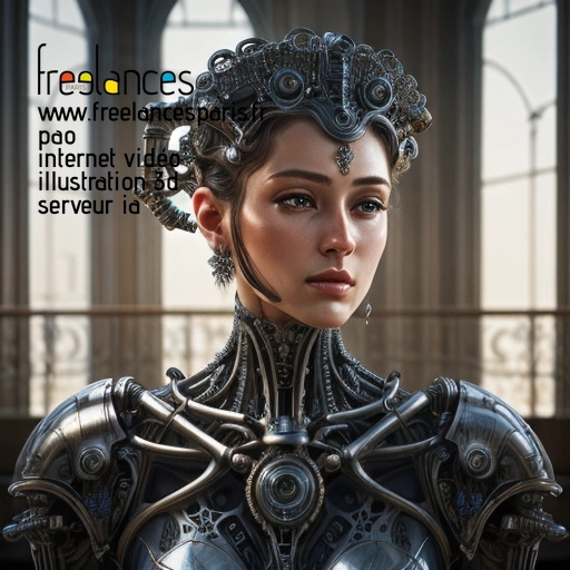 Pao internet vidéo illustration 3d serveur intelligence générative freelance paris studio de création 63VG7KA1